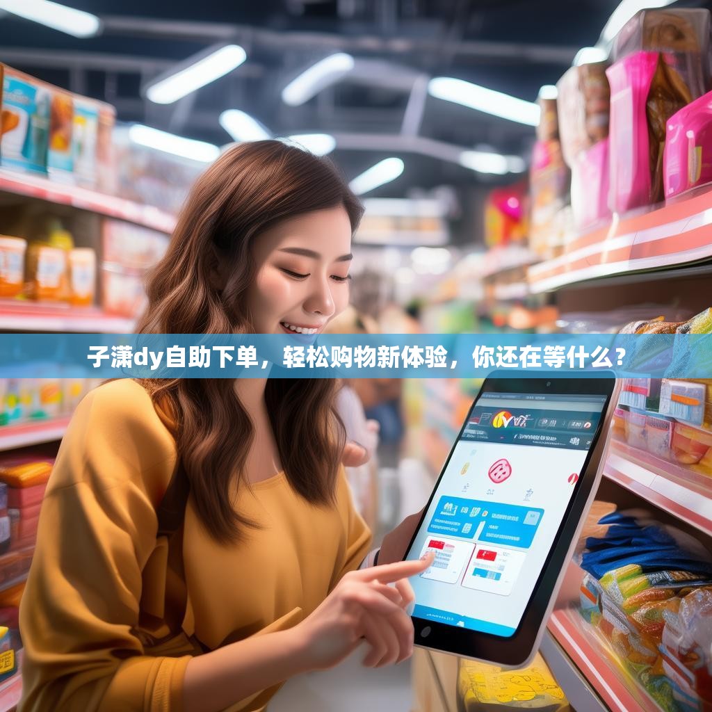 子潇dy自助下单，轻松购物新体验，你还在等什么？
