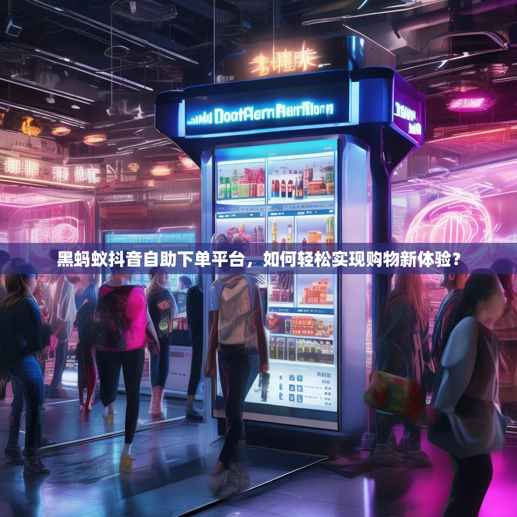 黑蚂蚁抖音自助下单平台，如何轻松实现购物新体验？