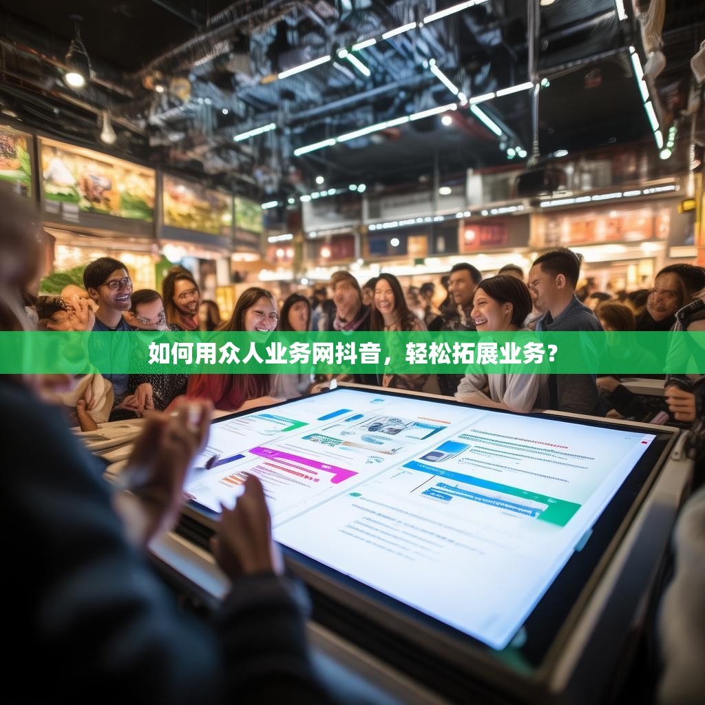 如何用众人业务网抖音，轻松拓展业务？