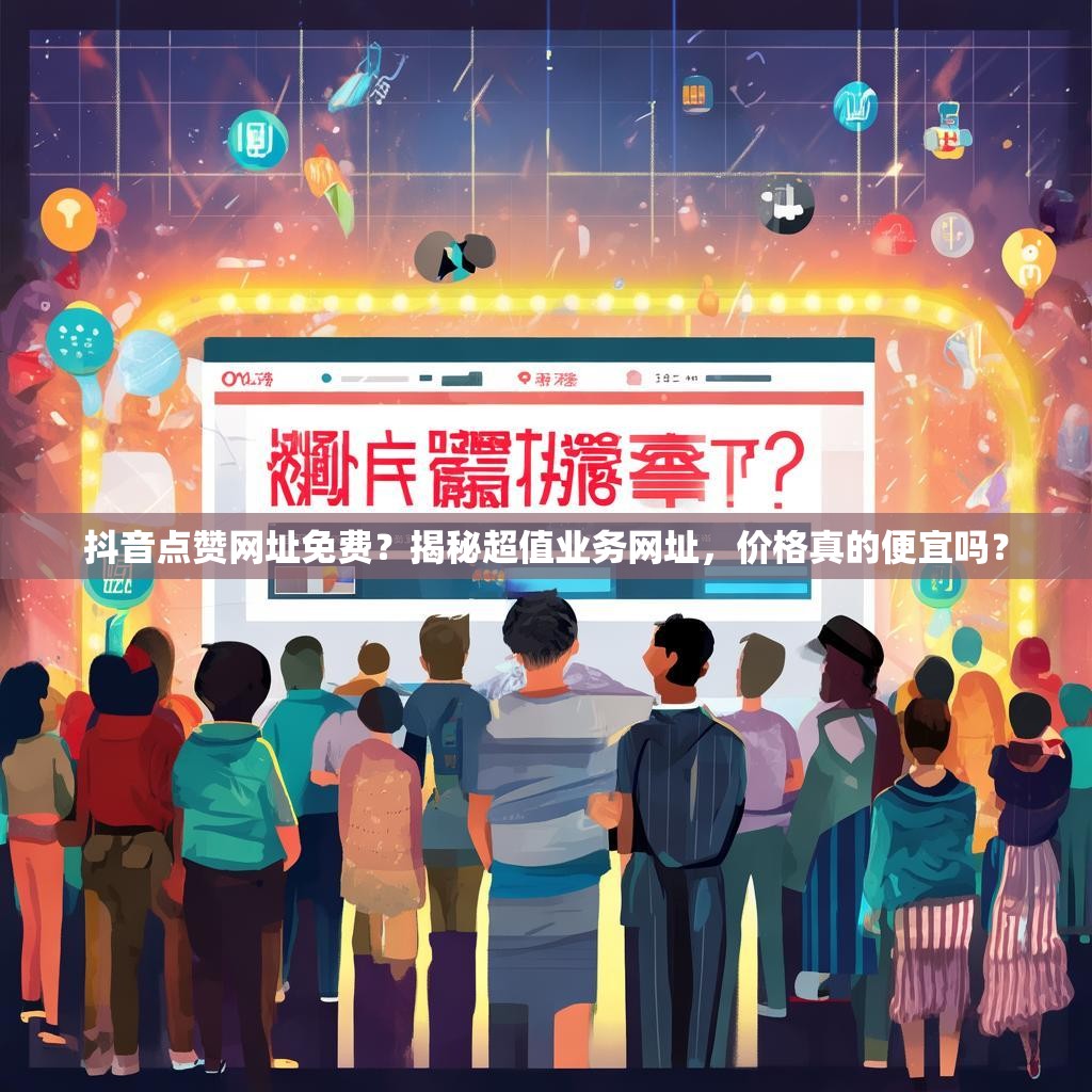 抖音点赞网址免费？揭秘超值业务网址，价格真的便宜吗？