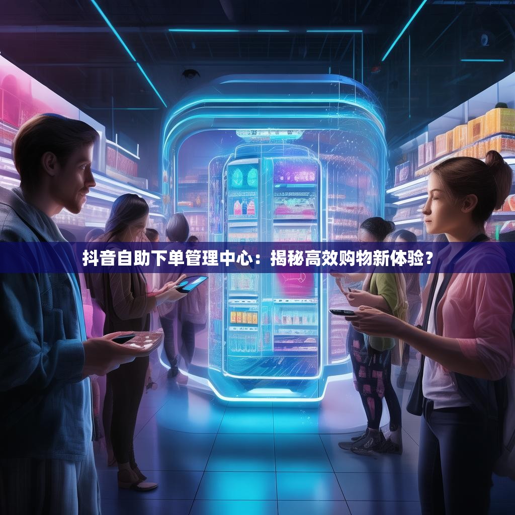 抖音自助下单管理中心：揭秘高效购物新体验？