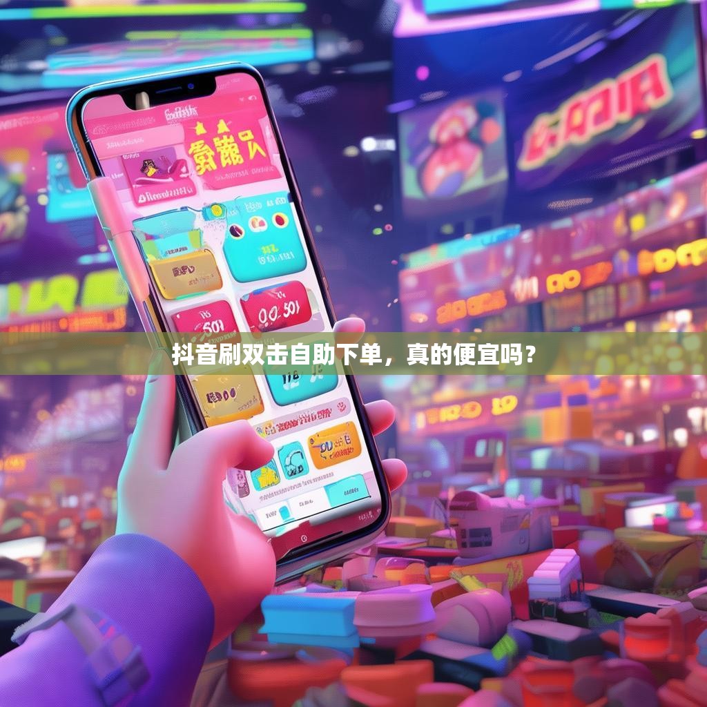 抖音刷双击自助下单，真的便宜吗？