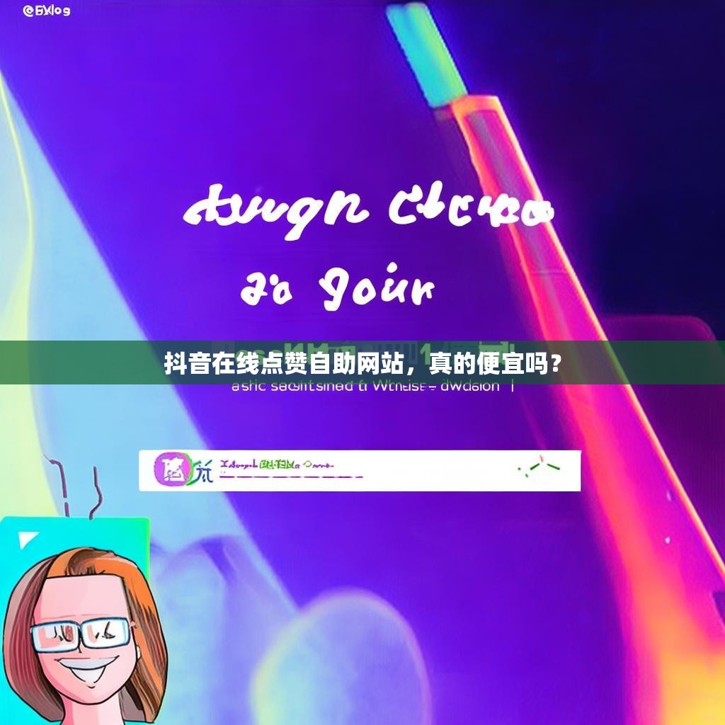 抖音在线点赞自助网站，真的便宜吗？