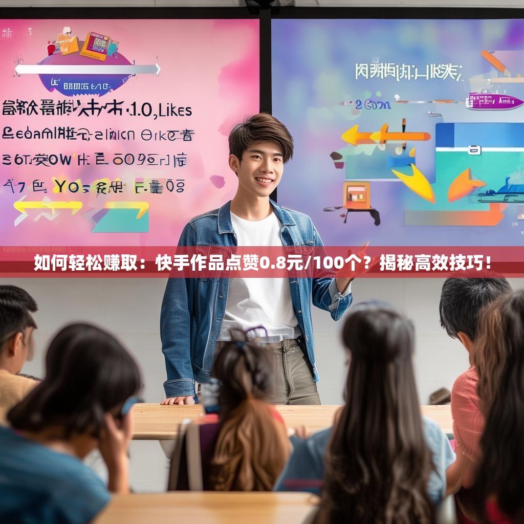 如何轻松赚取：快手作品点赞0.8元/100个？揭秘高效技巧！