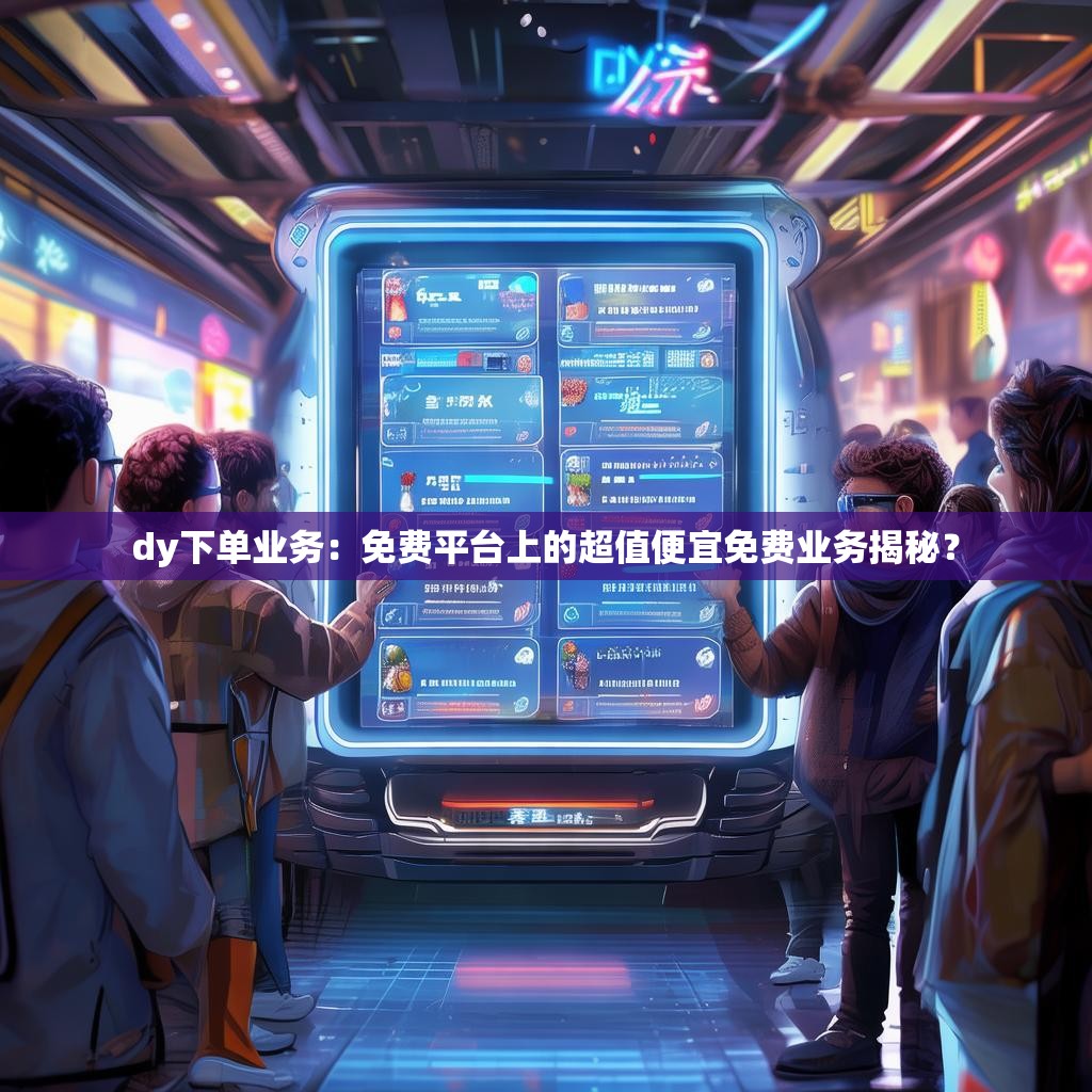 dy下单业务：免费平台上的超值便宜免费业务揭秘？