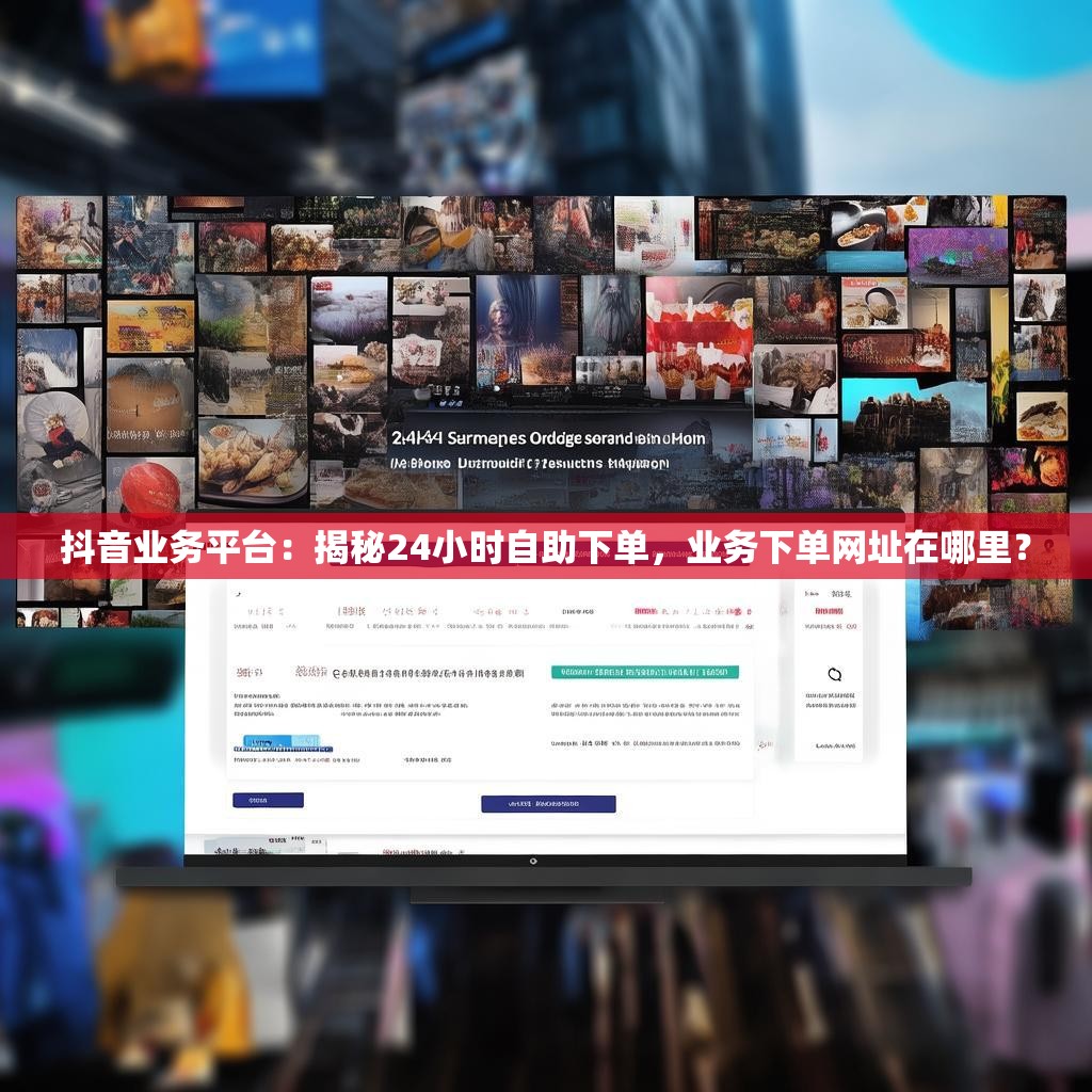抖音业务平台：揭秘24小时自助下单，业务下单网址在哪里？