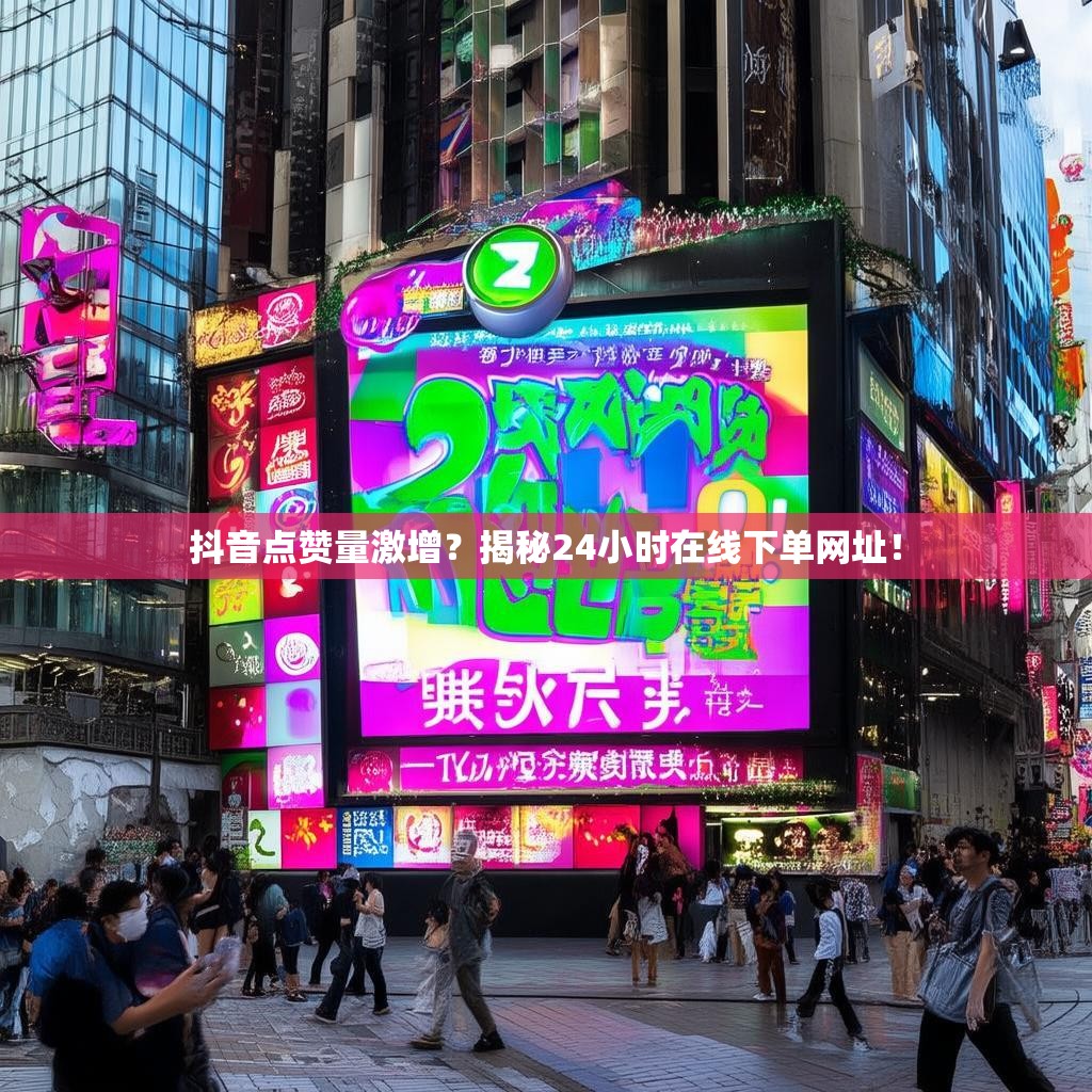 抖音点赞量激增？揭秘24小时在线下单网址！