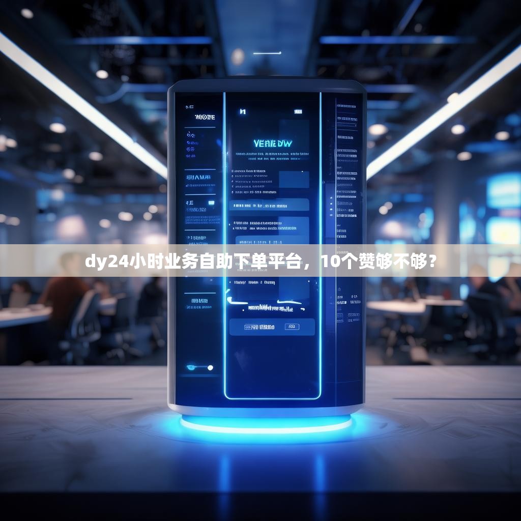 dy24小时业务自助下单平台，10个赞够不够？