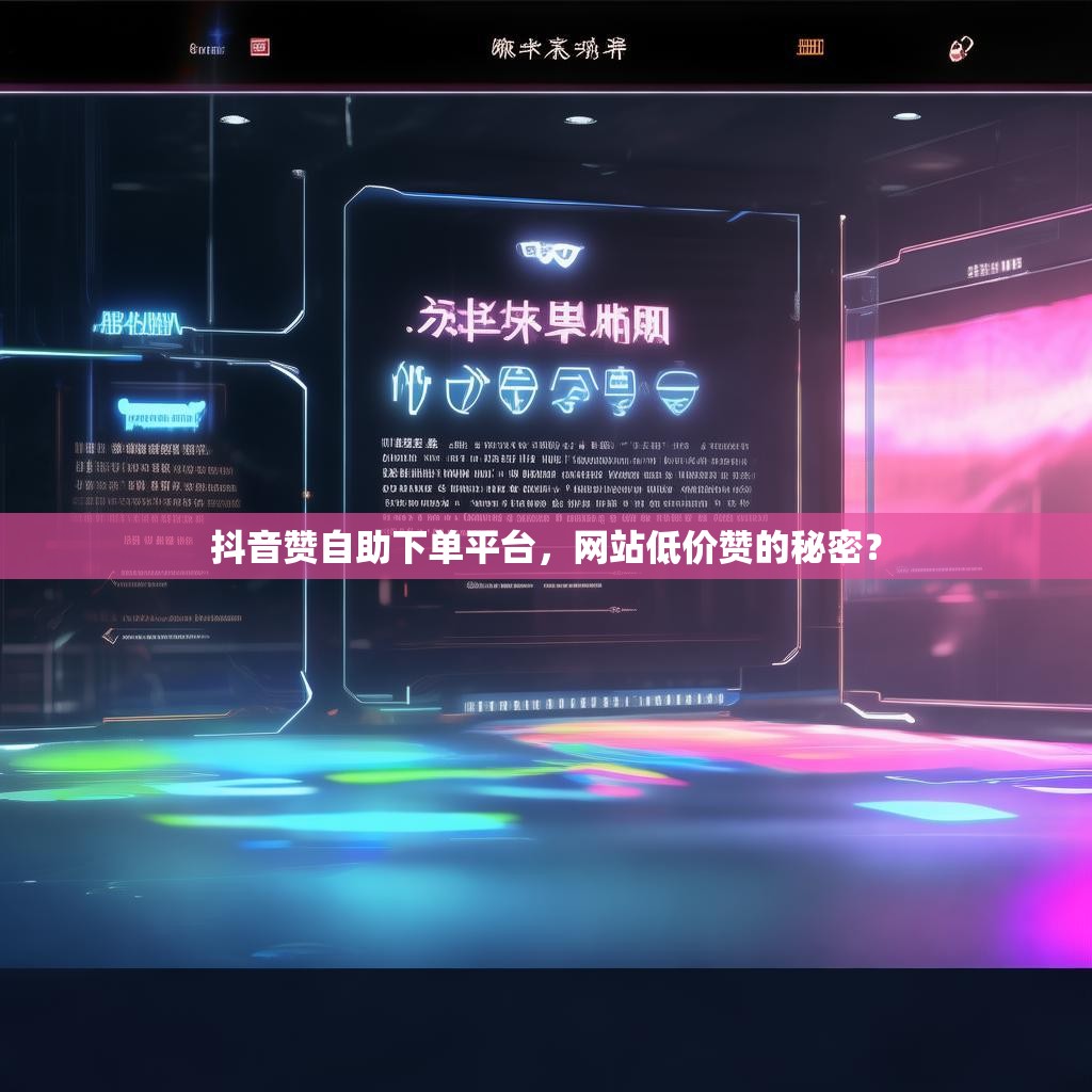 抖音赞自助下单平台，网站低价赞的秘密？