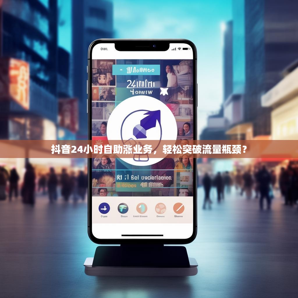 抖音24小时自助涨业务，轻松突破流量瓶颈？