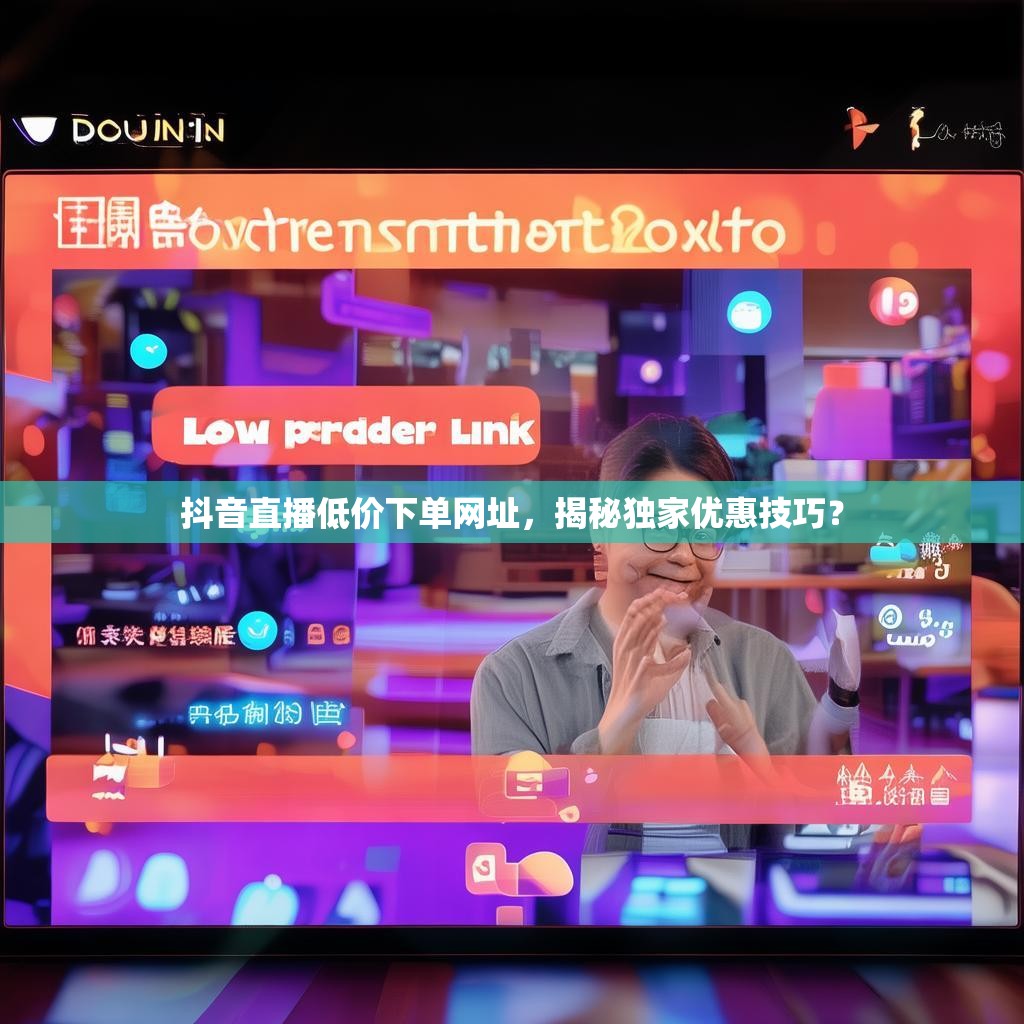 抖音直播低价下单网址，揭秘独家优惠技巧？