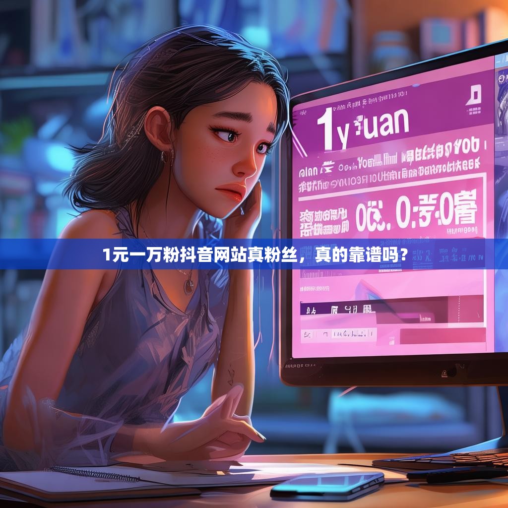 1元一万粉抖音网站真粉丝，真的靠谱吗？