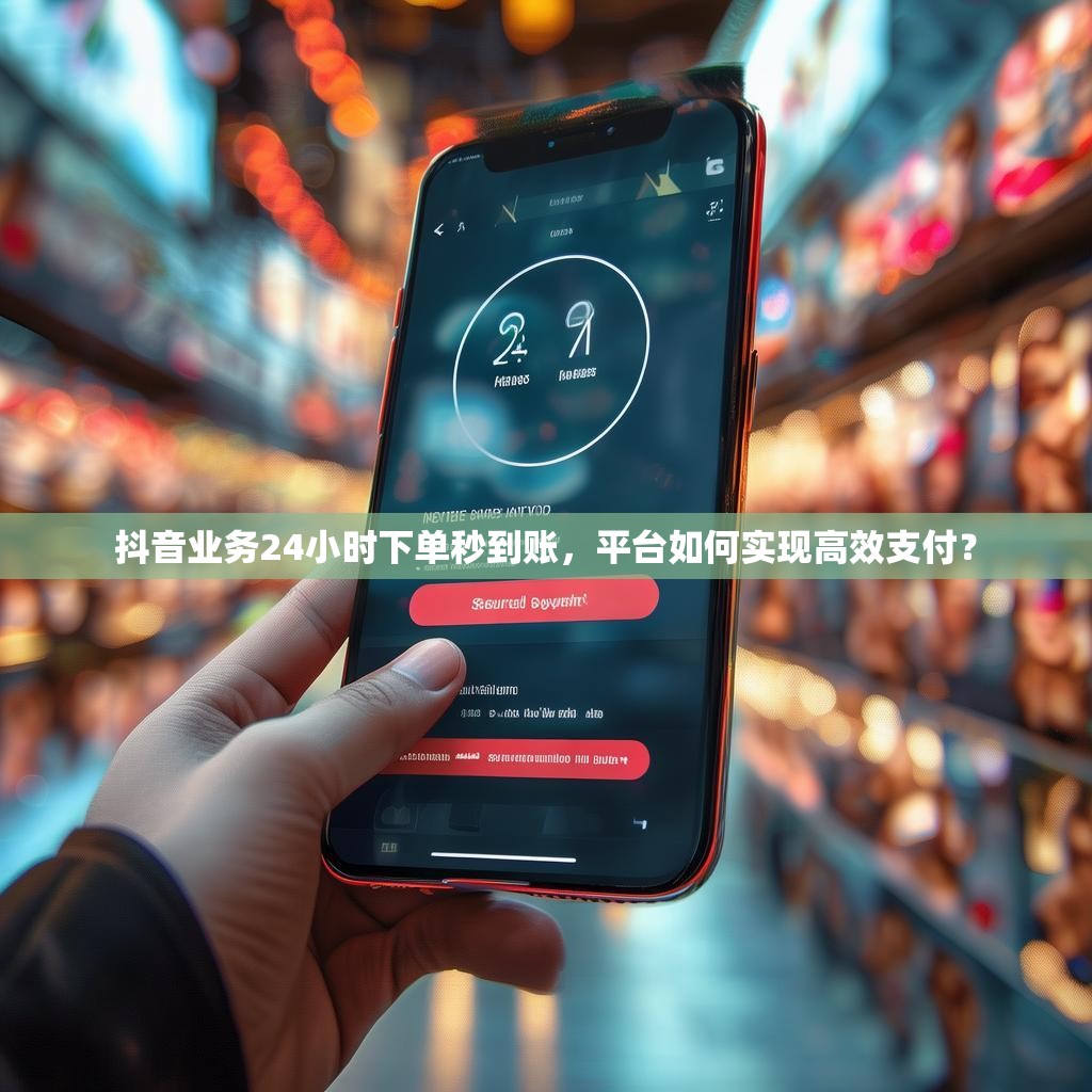 抖音业务24小时下单秒到账，平台如何实现高效支付？