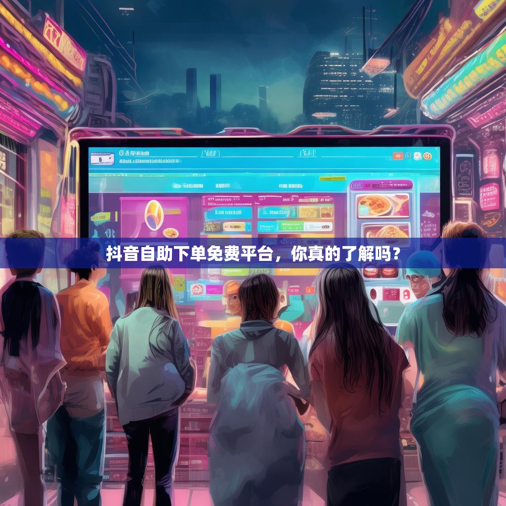 抖音自助下单免费平台，你真的了解吗？