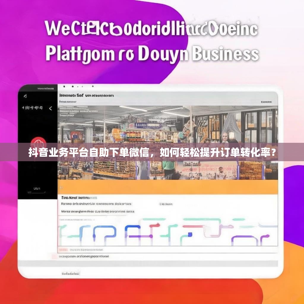 抖音业务平台自助下单微信，如何轻松提升订单转化率？