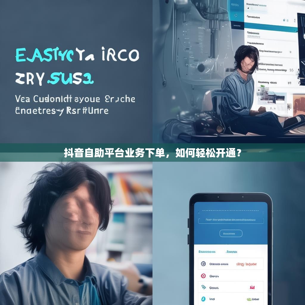 抖音自助平台业务下单，如何轻松开通？