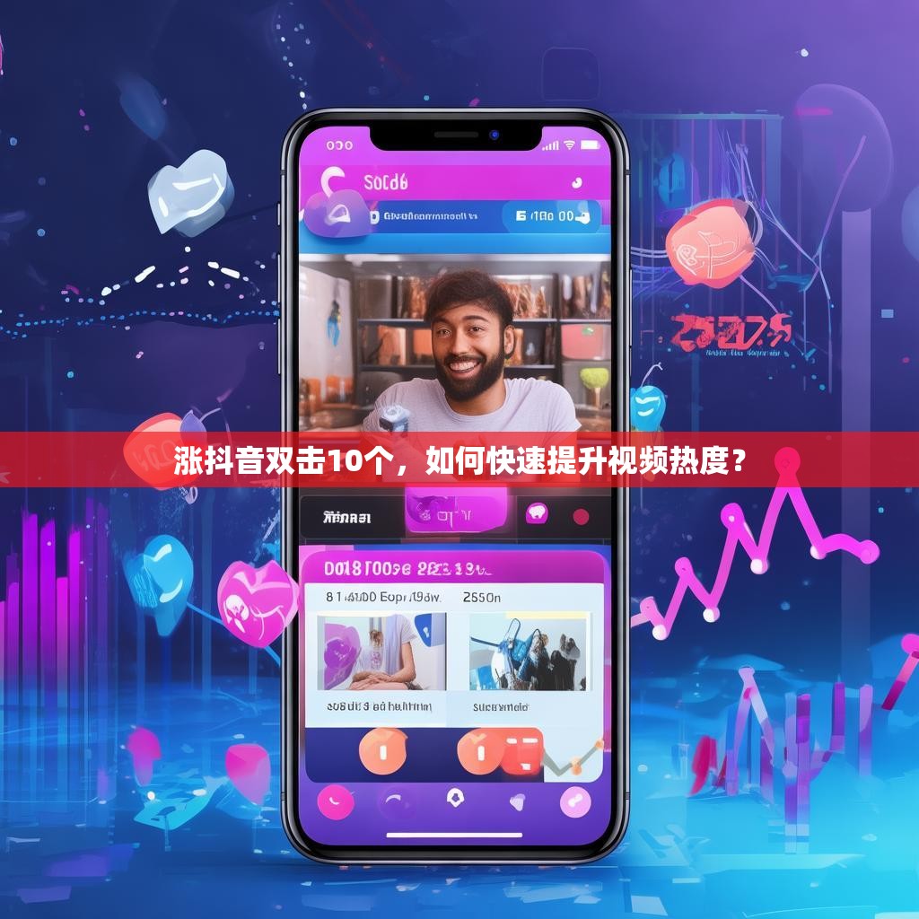 涨抖音双击10个，如何快速提升视频热度？