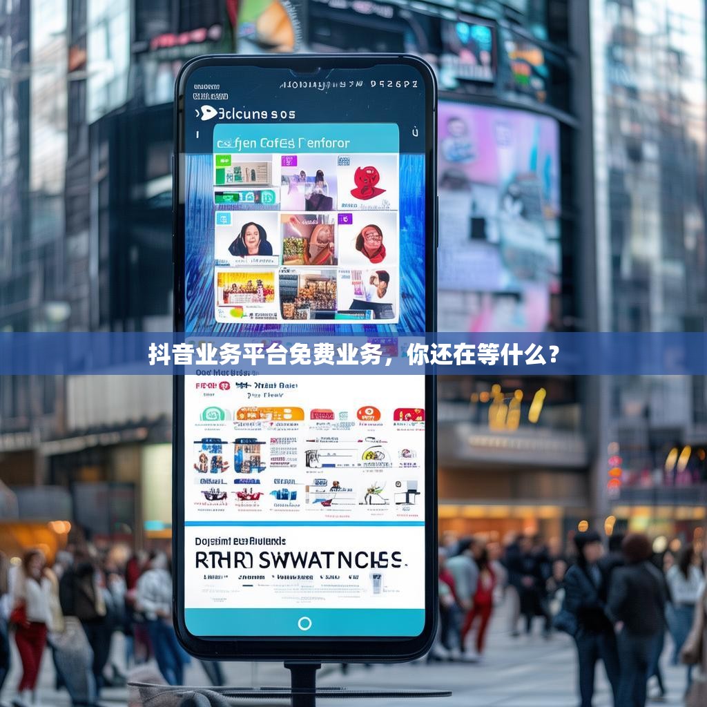 抖音业务平台免费业务，你还在等什么？
