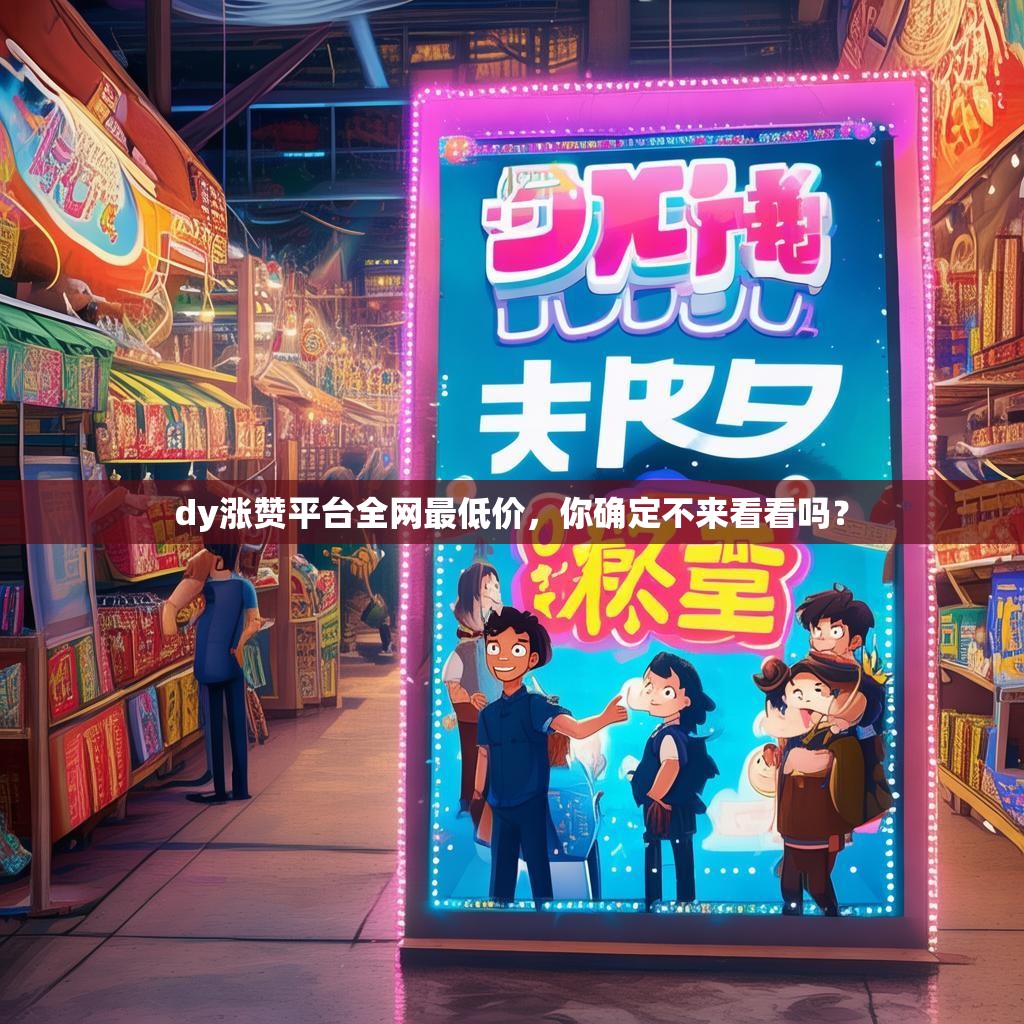 dy涨赞平台全网最低价，你确定不来看看吗？