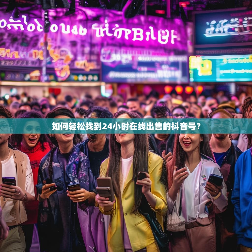 如何轻松找到24小时在线出售的抖音号？