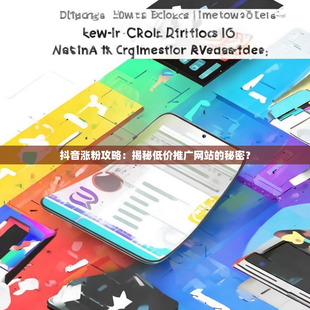 抖音涨粉攻略：揭秘低价推广网站的秘密？