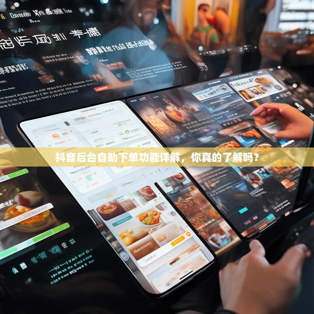 抖音后台自助下单功能详解，你真的了解吗？
