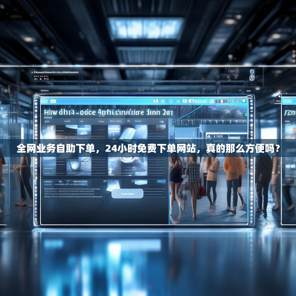 全网业务自助下单，24小时免费下单网站，真的那么方便吗？