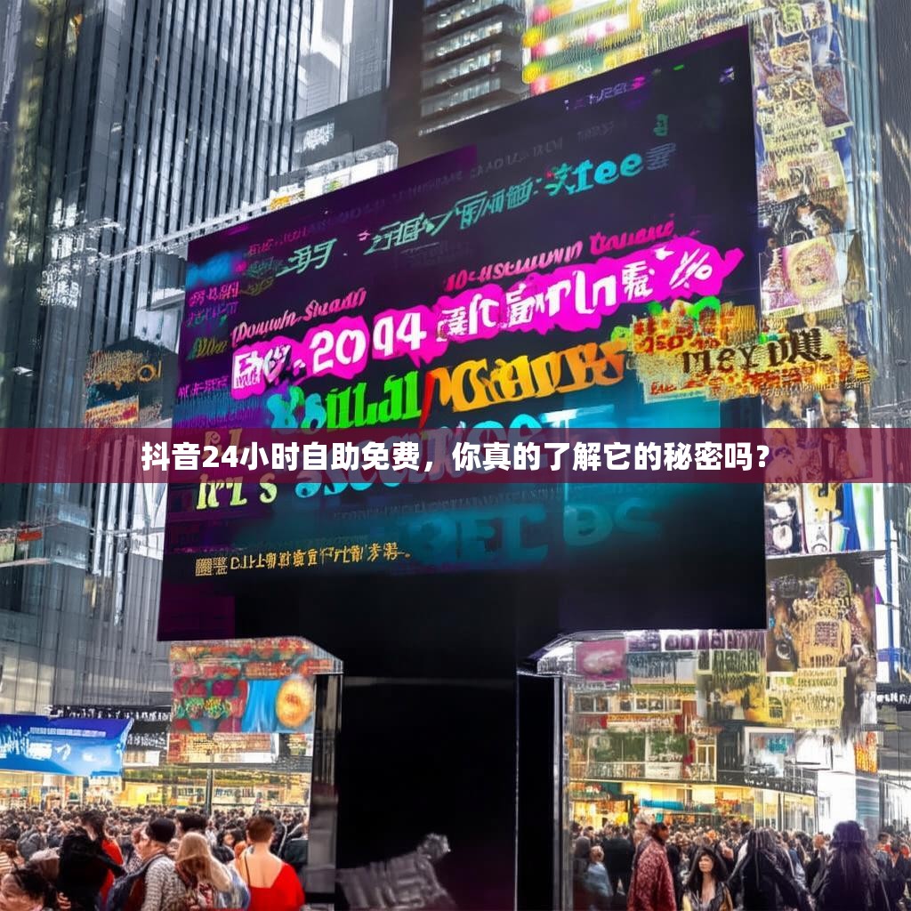 抖音24小时自助免费，你真的了解它的秘密吗？