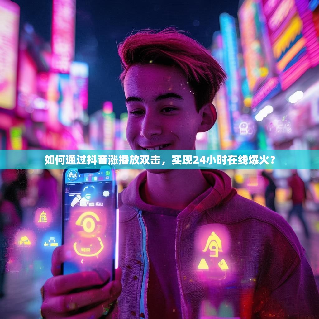 如何通过抖音涨播放双击，实现24小时在线爆火？