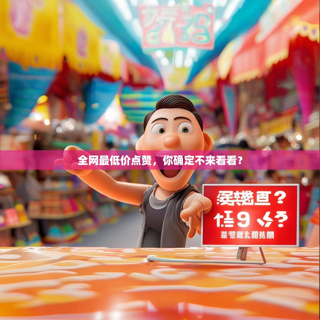 全网最低价点赞，你确定不来看看？
