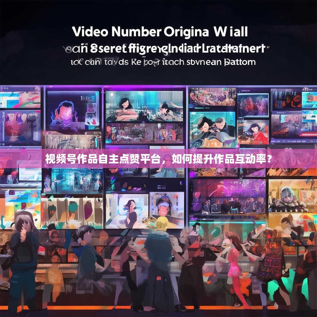 视频号作品自主点赞平台，如何提升作品互动率？