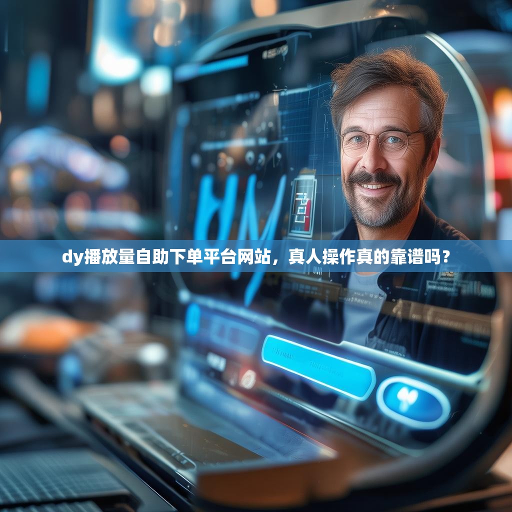 dy播放量自助下单平台网站，真人操作真的靠谱吗？