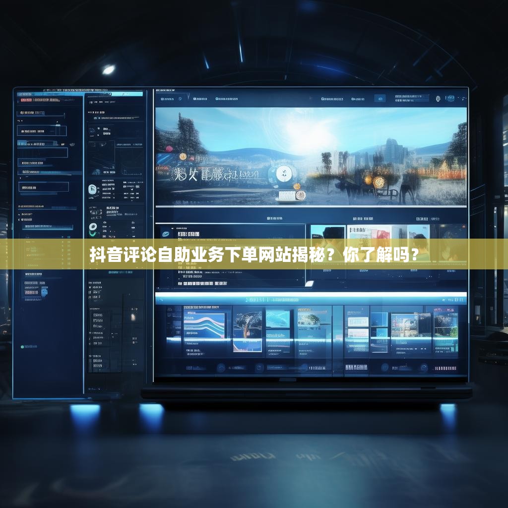 抖音评论自助业务下单网站揭秘？你了解吗？