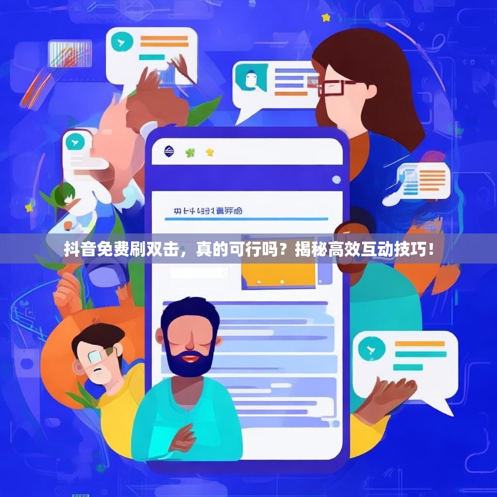 抖音免费刷双击，真的可行吗？揭秘高效互动技巧！