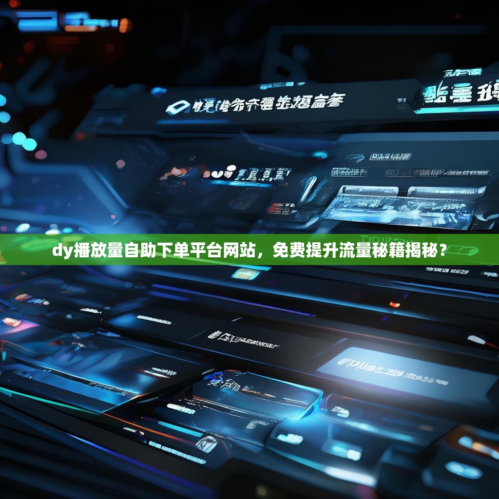 dy播放量自助下单平台网站，免费提升流量秘籍揭秘？
