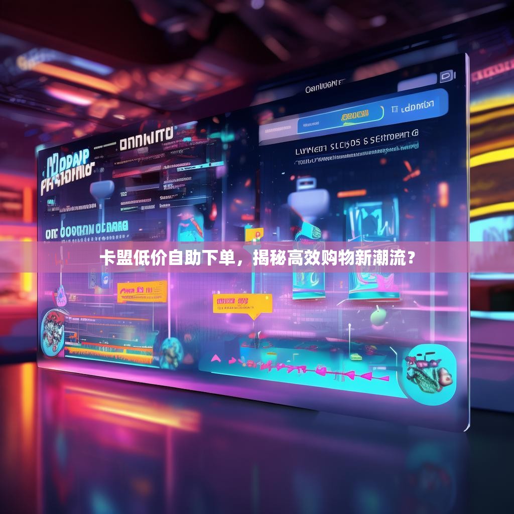 卡盟低价自助下单，揭秘高效购物新潮流？