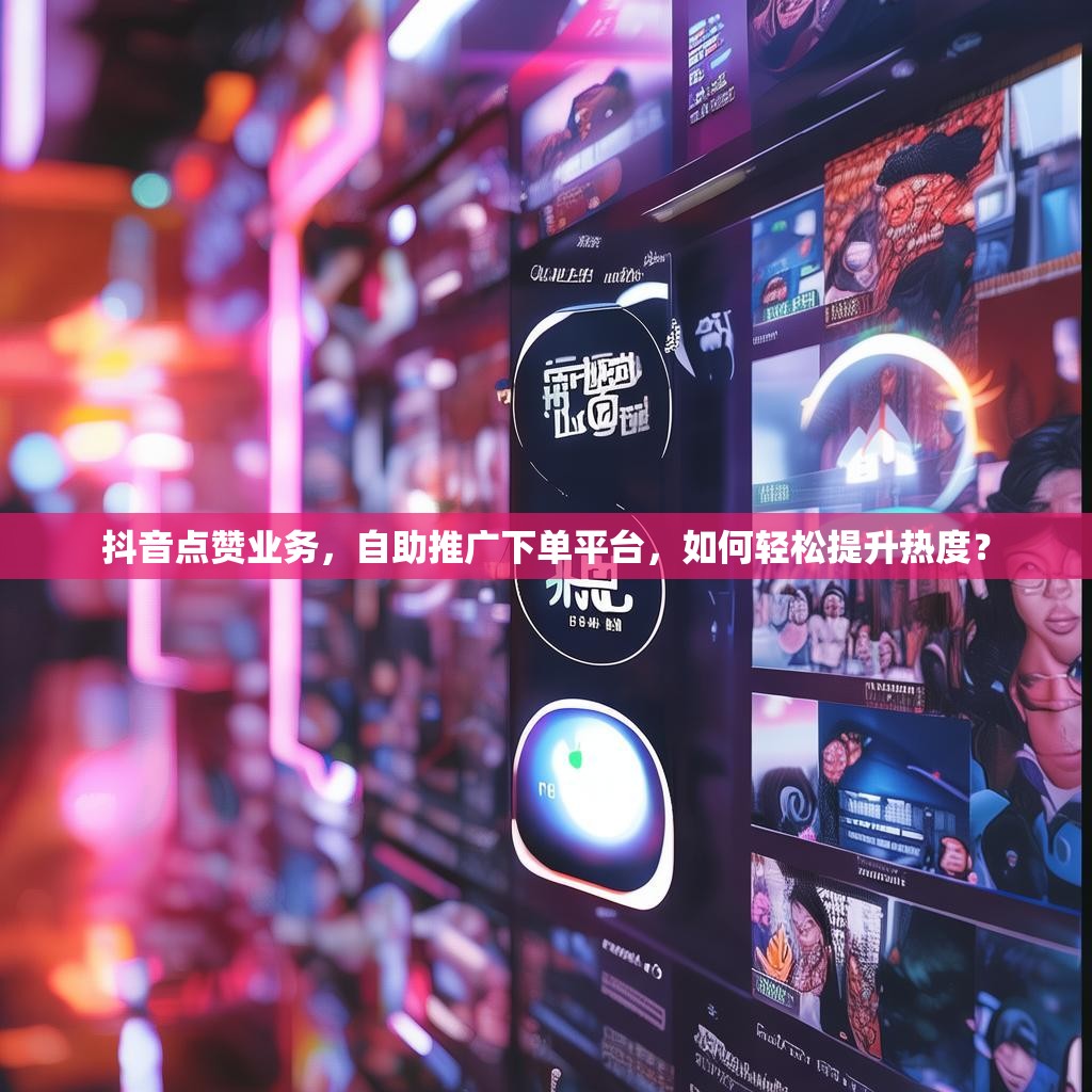 抖音点赞业务，自助推广下单平台，如何轻松提升热度？
