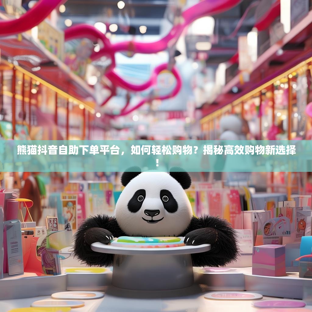 熊猫抖音自助下单平台，如何轻松购物？揭秘高效购物新选择！