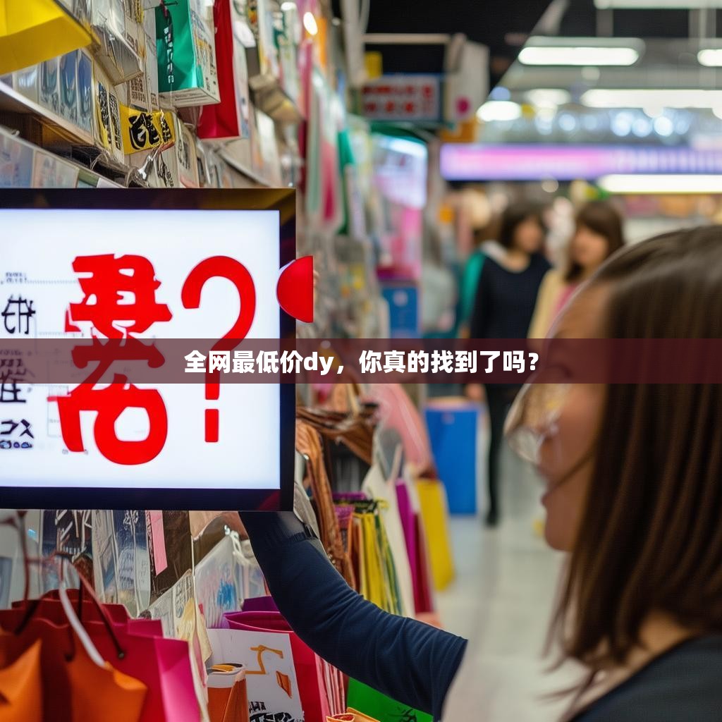全网最低价dy，你真的找到了吗？