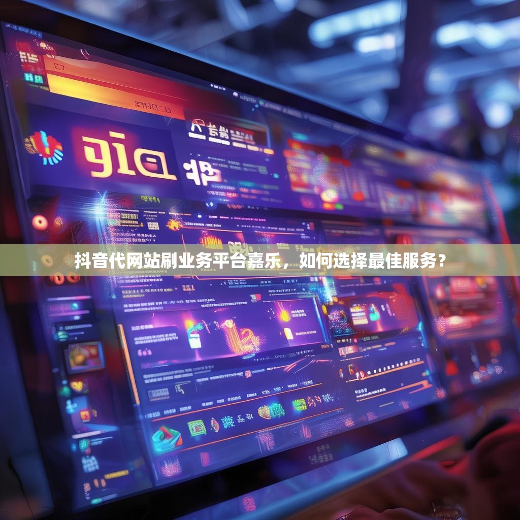 抖音代网站刷业务平台嘉乐，如何选择最佳服务？