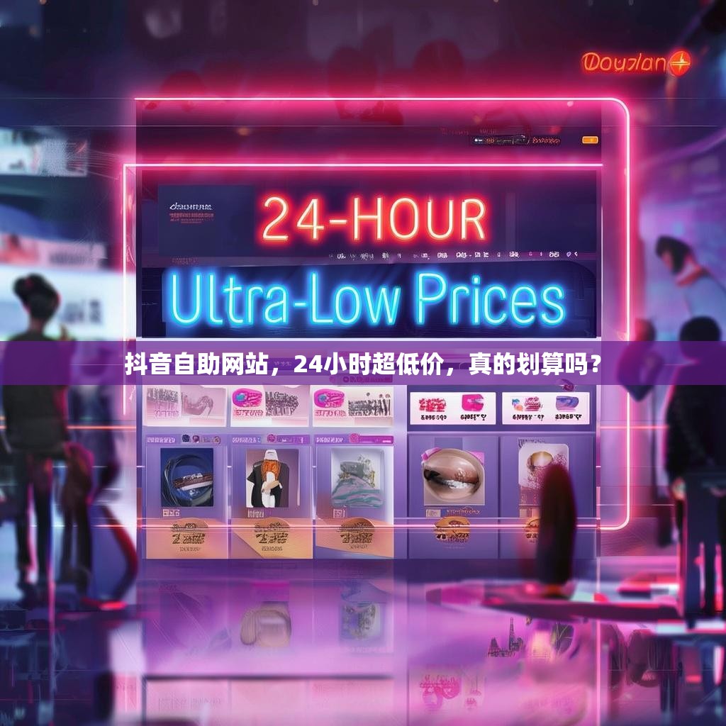 抖音自助网站，24小时超低价，真的划算吗？