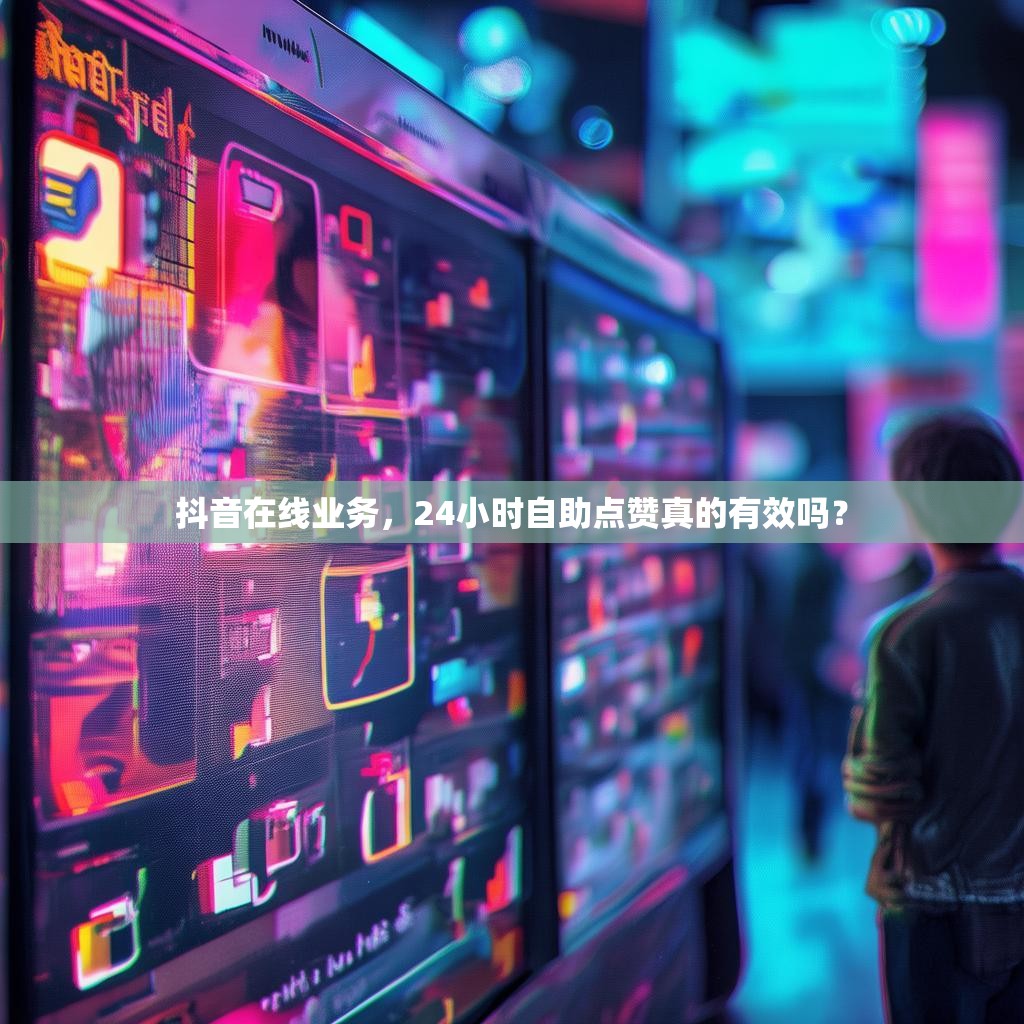 抖音在线业务，24小时自助点赞真的有效吗？