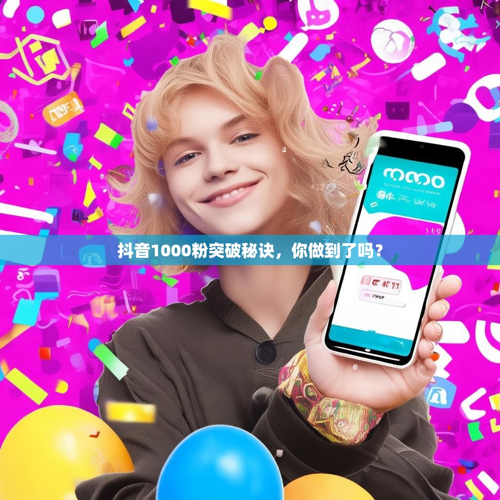 抖音1000粉突破秘诀，你做到了吗？