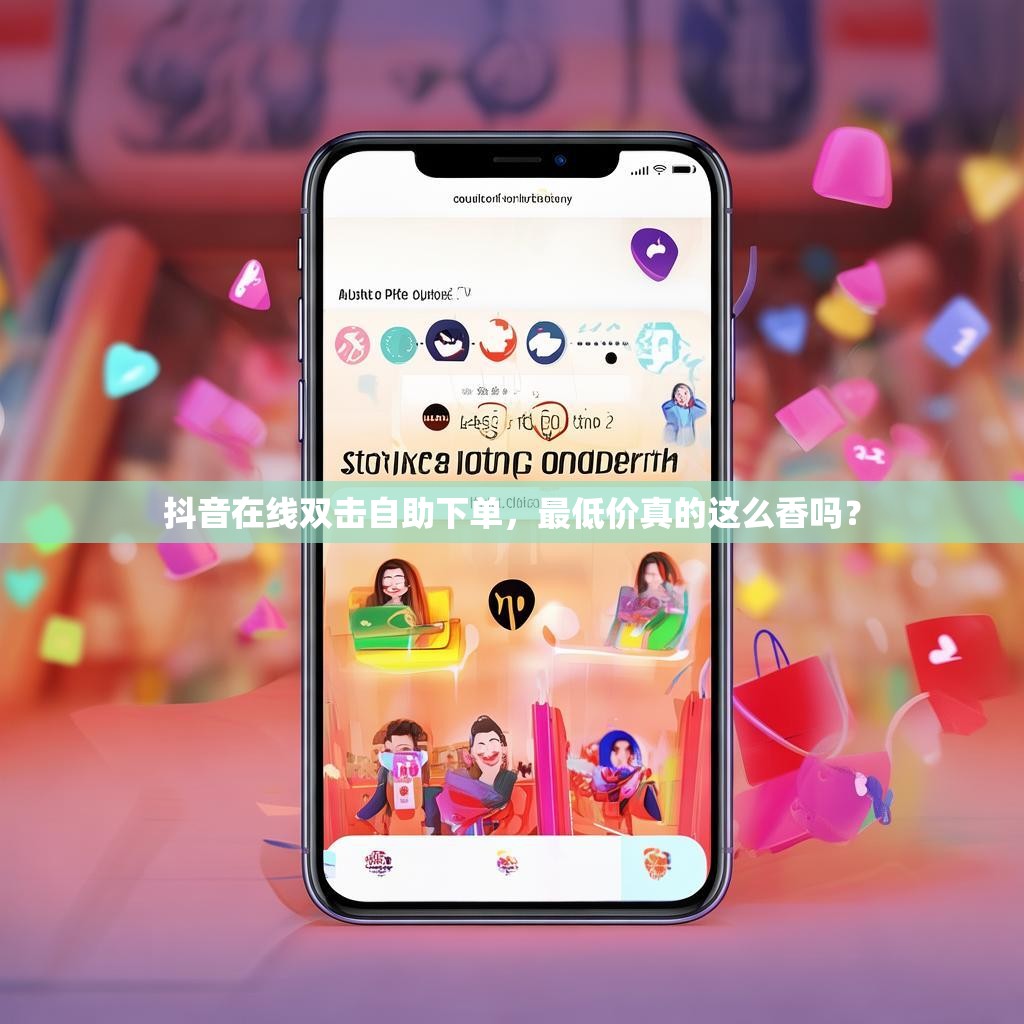 抖音在线双击自助下单，最低价真的这么香吗？