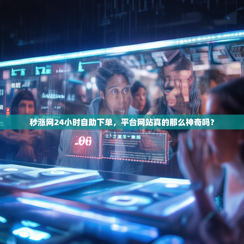 秒涨网24小时自助下单，平台网站真的那么神奇吗？