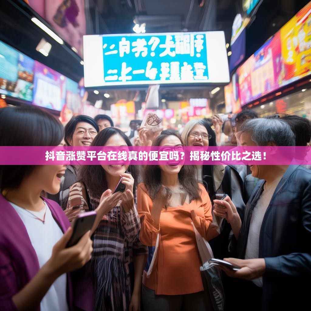 抖音涨赞平台在线真的便宜吗？揭秘性价比之选！