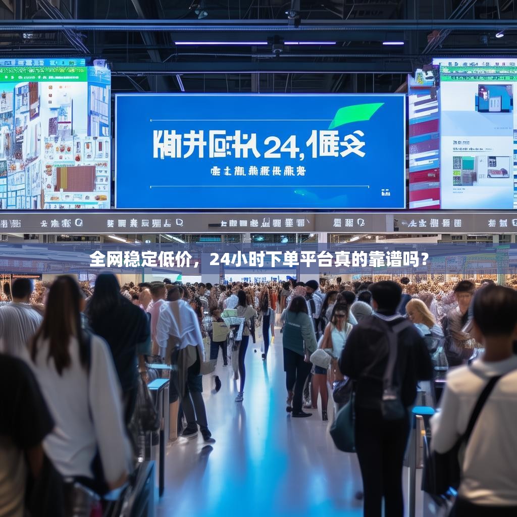 全网稳定低价，24小时下单平台真的靠谱吗？