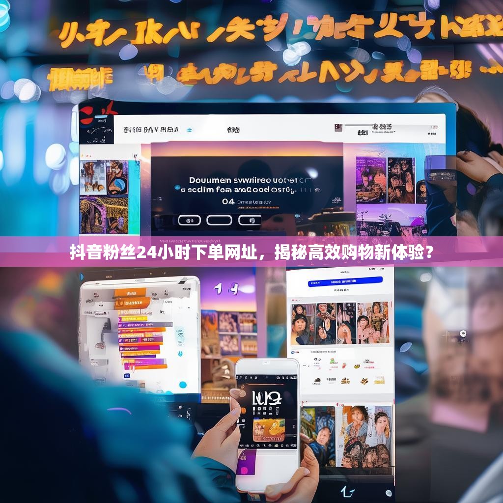 抖音粉丝24小时下单网址，揭秘高效购物新体验？