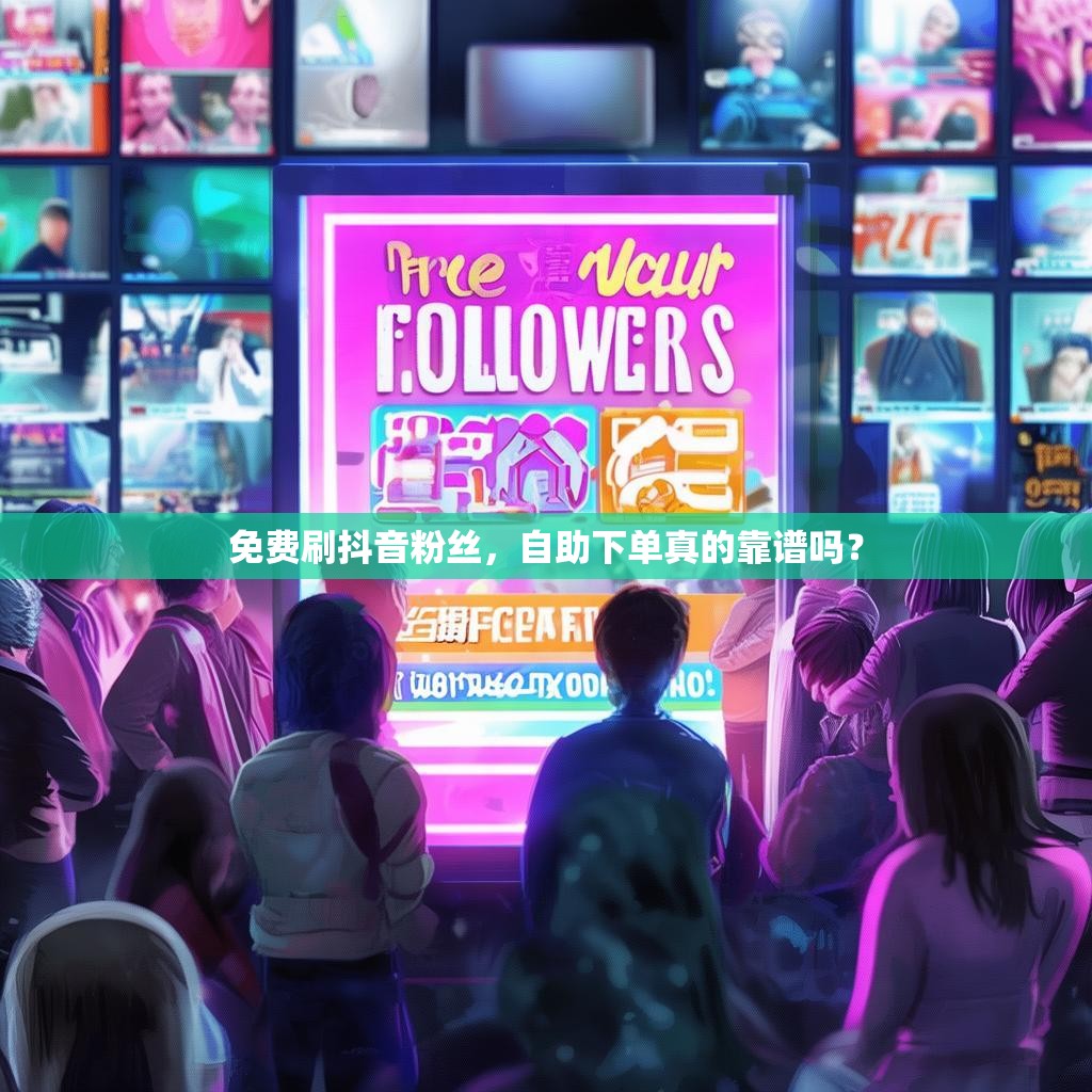 免费刷抖音粉丝，自助下单真的靠谱吗？