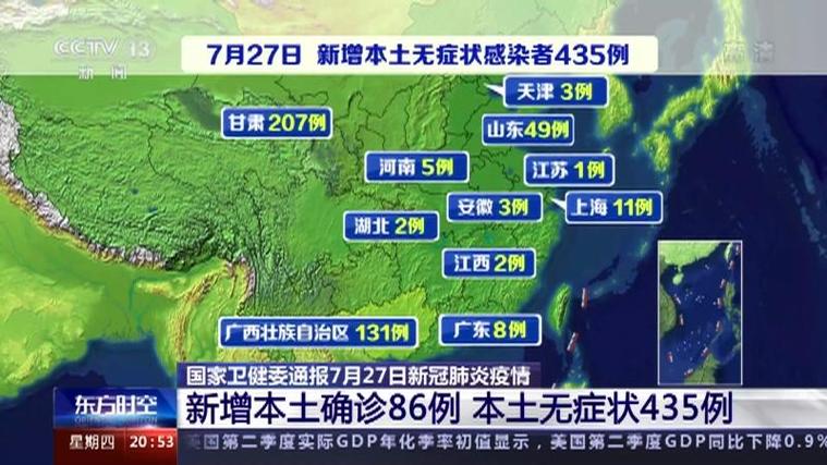 国家卫健委：27日全国新增确诊病例情况及本土新增数据